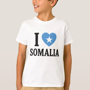 Camiseta Eu amo a Somália
