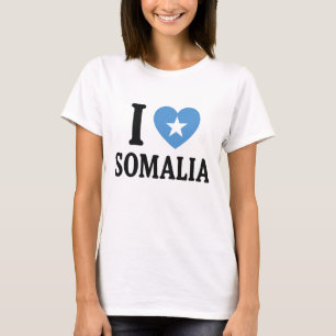 Camiseta Eu amo a Somália