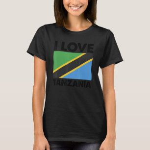 Camiseta Eu amo a Tanzânia I Heart Tanzania Family Viagem T