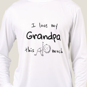 Camiseta Eu amo a tipografia do meu avô chamada gráfica 