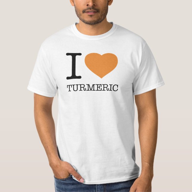 CAMISETA EU AMO A TURMÉRICA (Frente)
