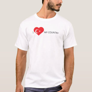 Camiseta Eu Amo A Turquia