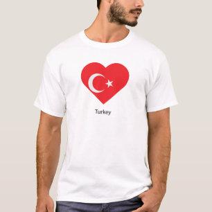 Camiseta Eu Amo A Turquia
