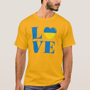 Camiseta Eu amo a Ucrânia