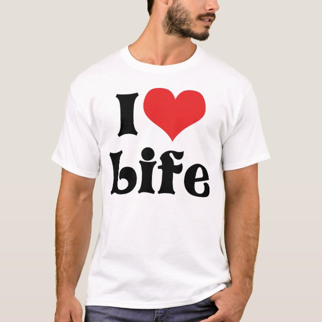 Camiseta Eu Amo a Vida (Frente)