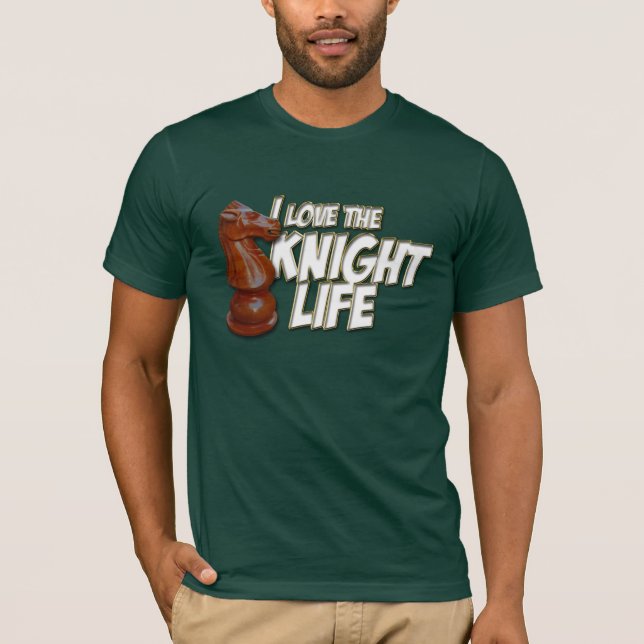 Camiseta Eu amo a vida de Kinght (Frente)