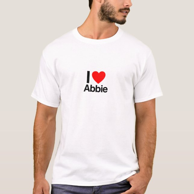 Camiseta eu amo abbie (Frente)