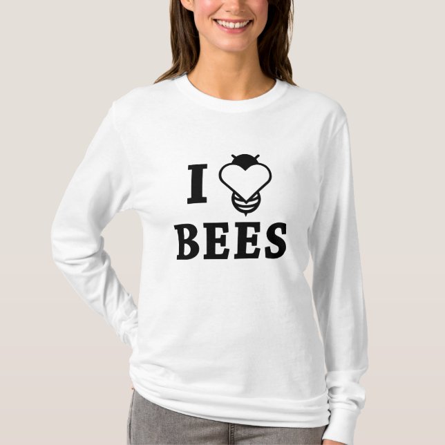 Camiseta Eu Amo Abelhas (Frente)