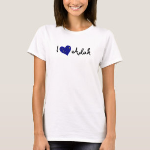 Camiseta Eu amo Adak