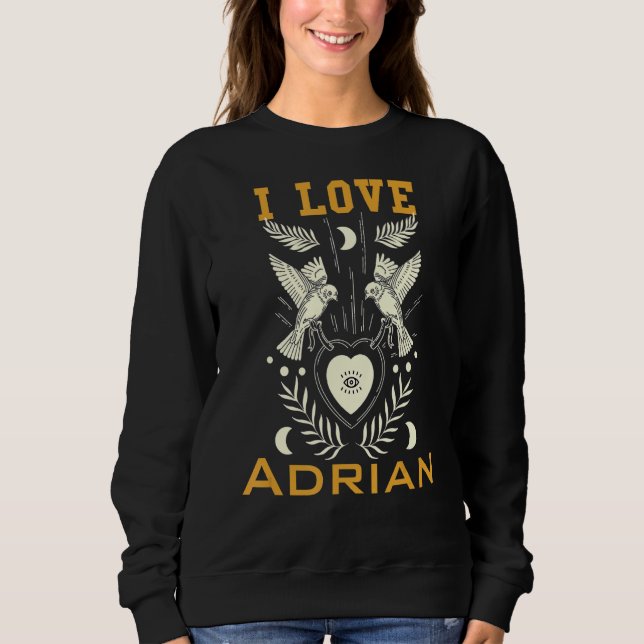 Camiseta Eu amo Adrian (Frente)