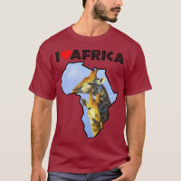 Eu Amo África A Vida Selvagem Mapa Girafa Cudles T