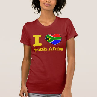Camiseta Eu amo África do Sul