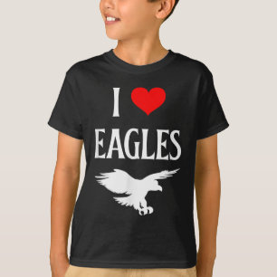 Camiseta Eu Amo Águias Eu Corto Águias Pássaros De Pássaro