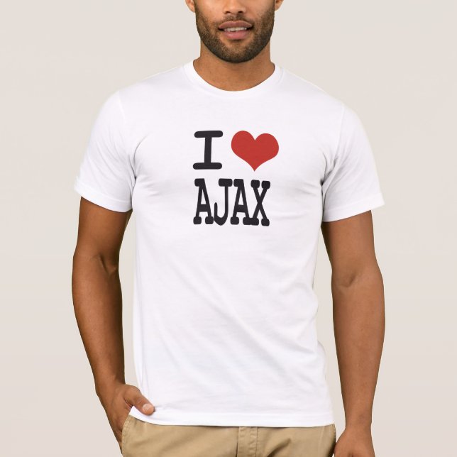 Camiseta Eu amo Ajax (Frente)