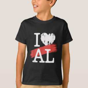Camiseta Eu amo Al I Heart Al