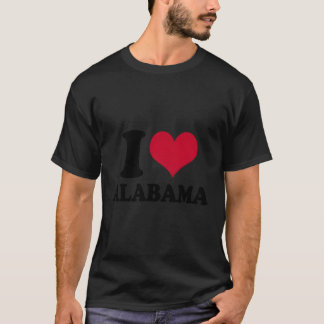 Camiseta Eu amo Alabama Al