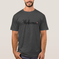 Eu Amo Alabama Alabama Com Bandeiras Em Forma de C