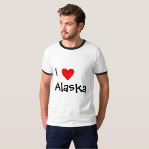 Camiseta Eu amo Alasca