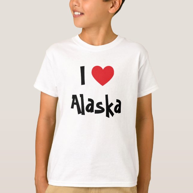 Camiseta Eu Amo Alasca (Frente)
