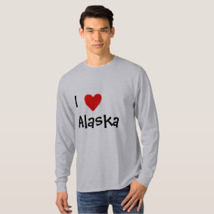 Camiseta Eu amo Alasca