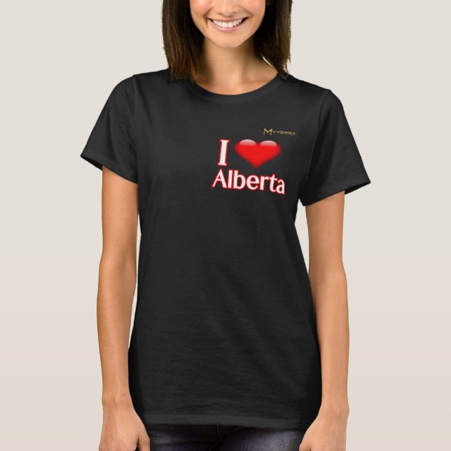 Camiseta Eu Amo Alberta (Frente)