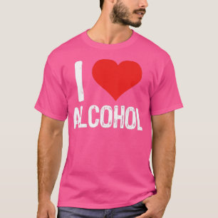 Camiseta Eu Amo Álcool