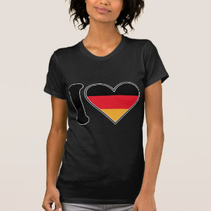 Camiseta Eu amo Alemanha