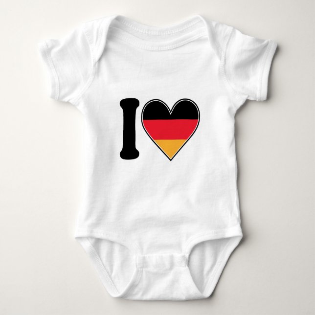 Camiseta Eu amo Alemanha (Frente)