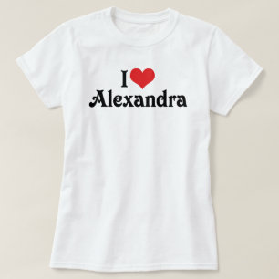 Camiseta Eu Amo Alexandra