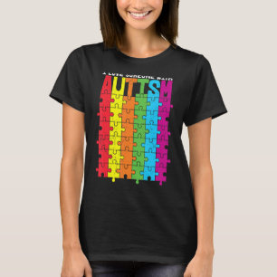 Camiseta Eu Amo Alguém Com A Consciência Do Quebra-cabeça D