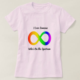 Camiseta Eu Amo Alguém com Autismo