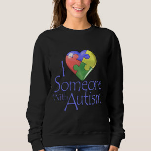 Camiseta Eu Amo Alguém Com Autismo 26