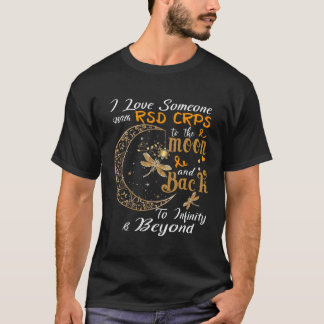 Camiseta Eu Amo Alguém Com Caixas De Rsd Para A Lua E Para
