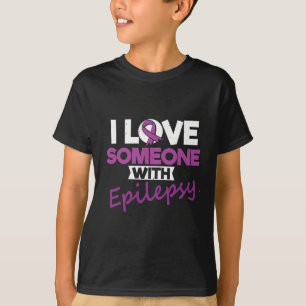 Camiseta Eu Amo Alguém Com Epilepsia Day Convulsa Guerreiro