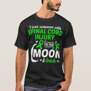 Camiseta Eu Amo Alguém Com Lesão Na Medula Espinhal