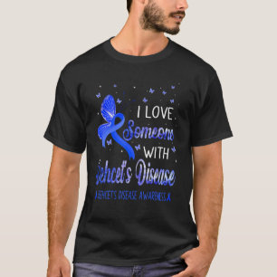 Camiseta Eu amo alguém com o Blu de Consciência da Doença d
