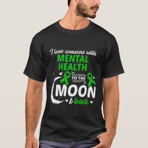 Camiseta Eu Amo Alguém Com Saúde Mental Saúde