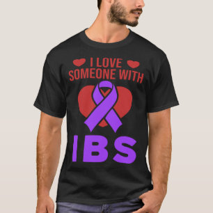 Camiseta Eu amo alguém com síndrome de Bowel Irritável do I