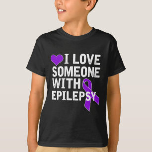 Camiseta Eu Amo Alguém - Conscientização sobre Epilepsia