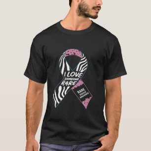 Camiseta Eu Amo Alguém Doença Rara da Fita Zebra Conscienti