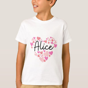 Camiseta Eu amo Alice