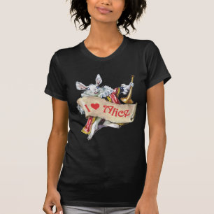 CAMISETA EU AMO ALICE NO PAÍS DE AS MARAVILHAS