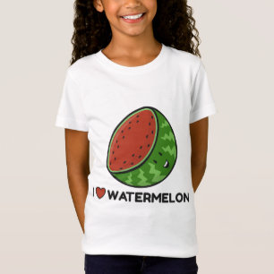 Camiseta Eu Amo Amantes De Fruta De Melancia