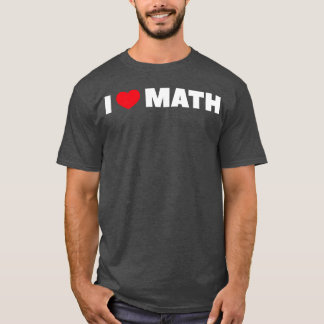 Camiseta Eu Amo amigos da Matemática