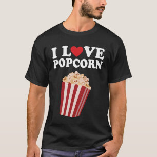 Camiseta Eu Amo amigos de pipoca