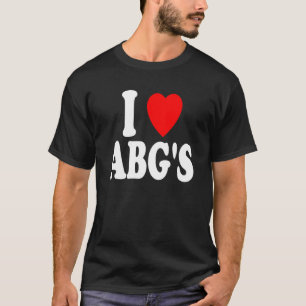 Camiseta Eu Amo (Amo) ABG's Garota Asiática ABG Boba Baddie