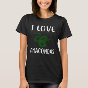 Camiseta Eu amo ANACONDAS ANACONDA