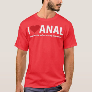 Camiseta Eu amo anal