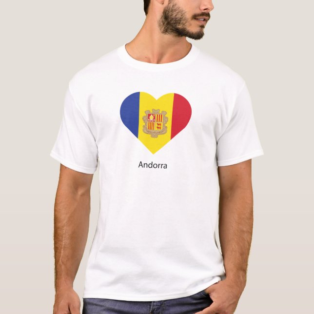 Camiseta Eu amo Andorra (Frente)