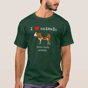 Camiseta Eu amo animais